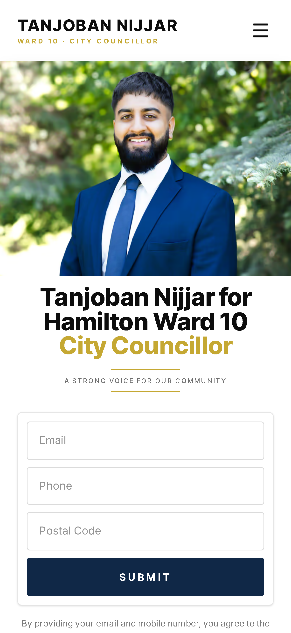 Building a High-Performance Digital Campaign for Hamilton Ward 10 - Project Screenshot 5 for Tanjoban Nijjar Campaign