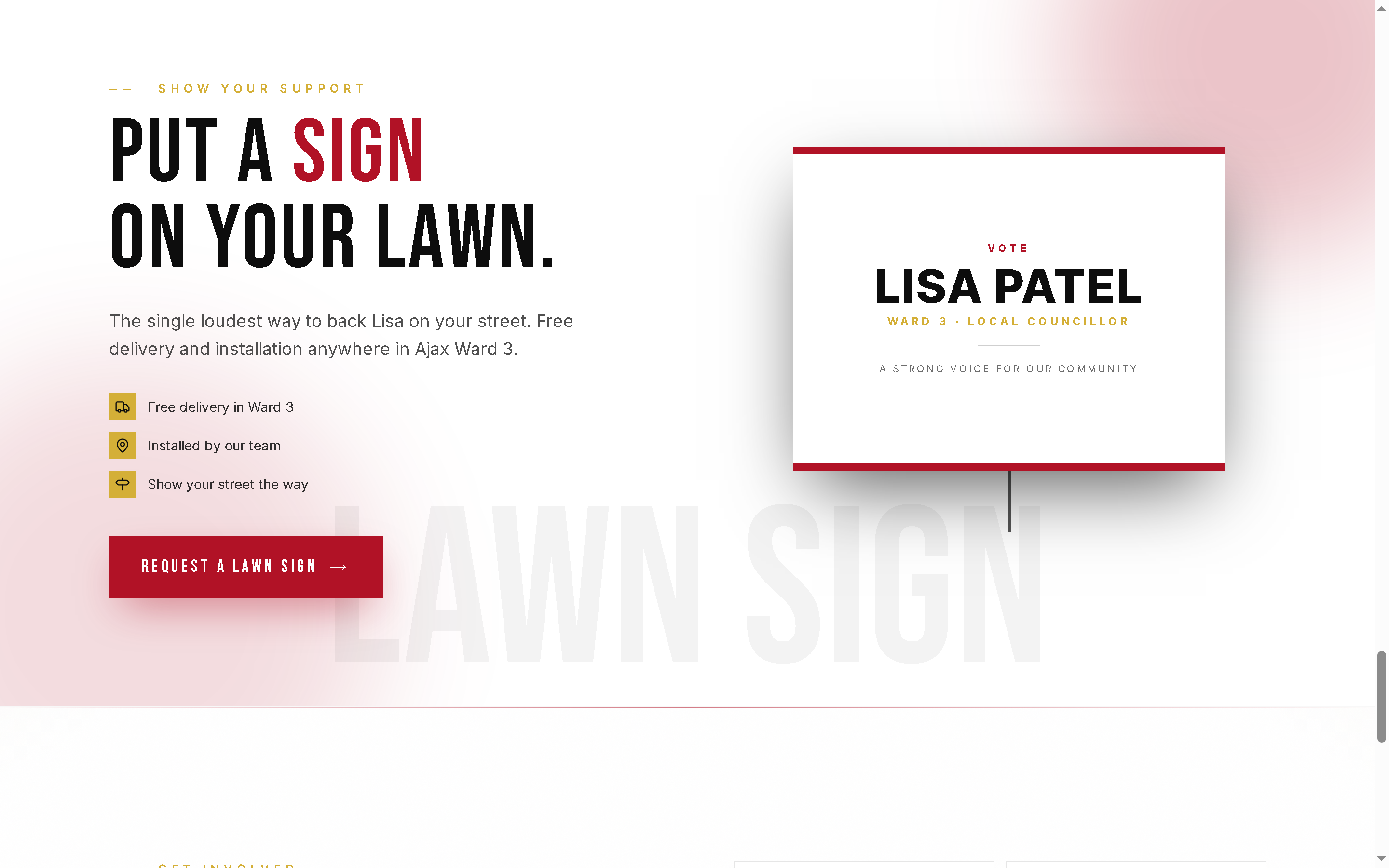 Building a Community-Focused Digital Campaign for Lisa Patel - Project Screenshot 7 for Lisa Patel for Ajax Ward 3