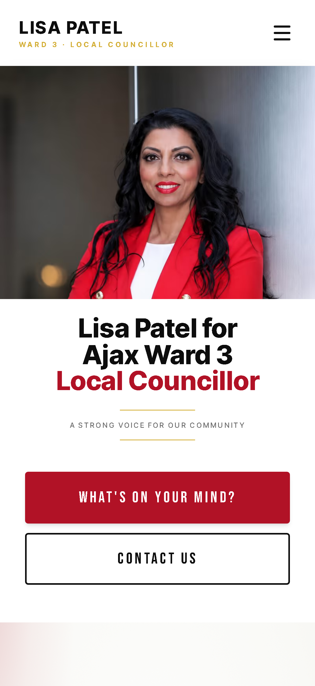 Building a Community-Focused Digital Campaign for Lisa Patel - Project Screenshot 9 for Lisa Patel for Ajax Ward 3
