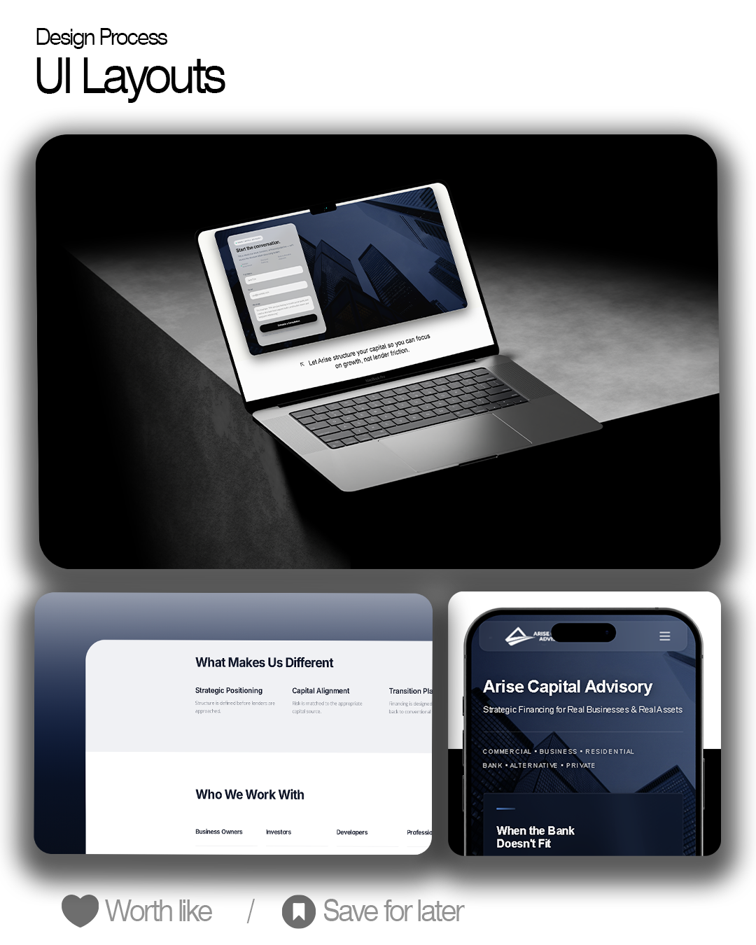 Arise Capital Website Redesign - Project Screenshot 2 for Arise Capital