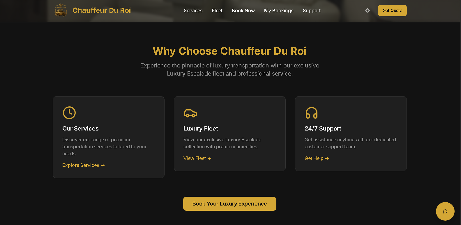 Chauffeur Du Roi - Project Screenshot 1 for Chauffeur Du Roi