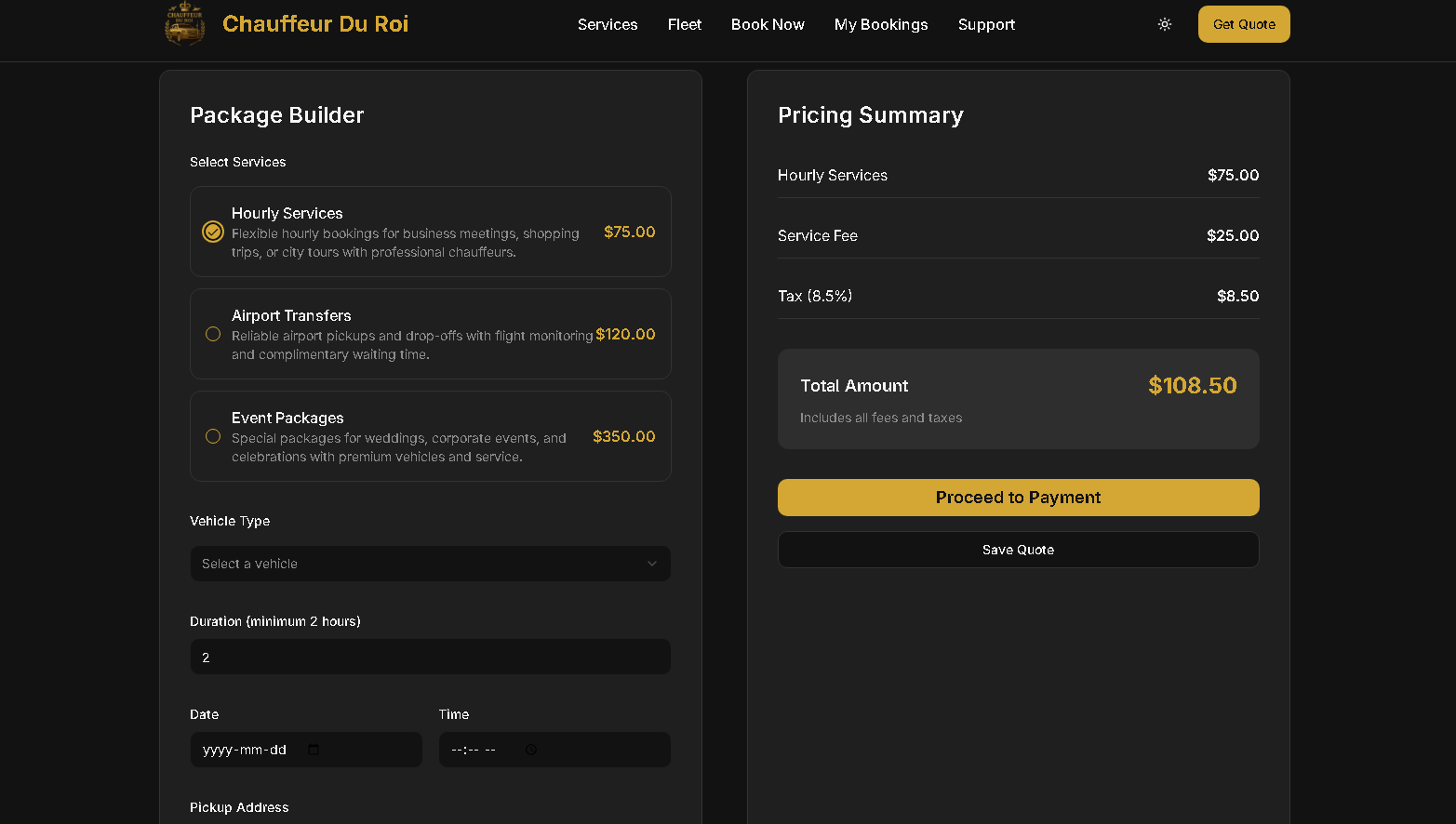 Chauffeur Du Roi - Project Screenshot 4 for Chauffeur Du Roi