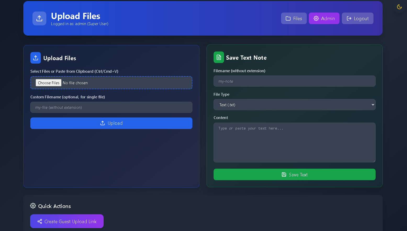 CDN File Management Platform - Project Screenshot 1 for Eightlabs
