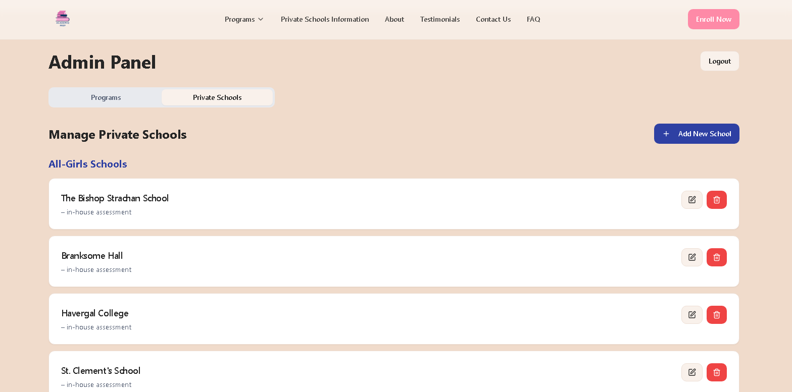 AcademIQ Tutoring Website - Project Screenshot 6 for AcademIQ Prep