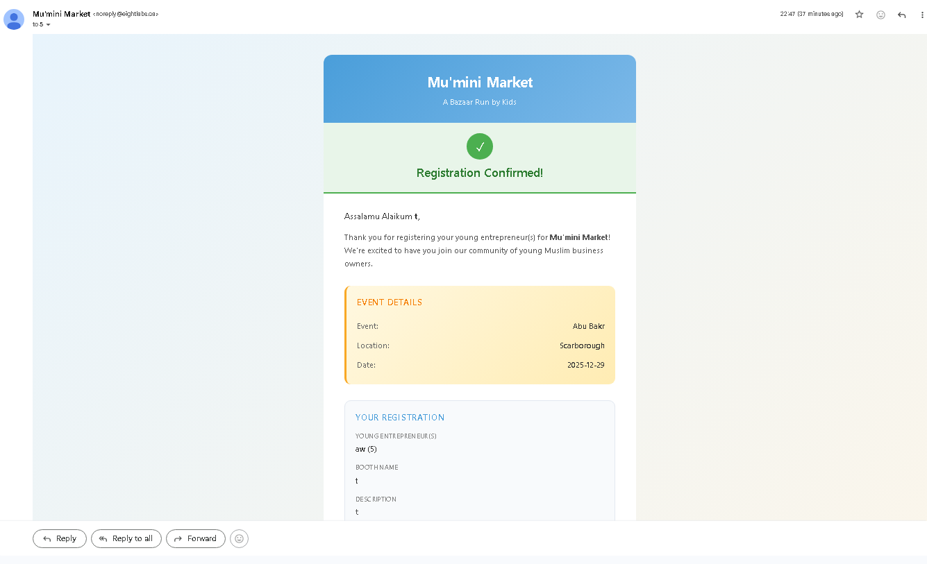 Mu’mini Market – Vendor Registration Application - Project Screenshot 7 for Mu’mini