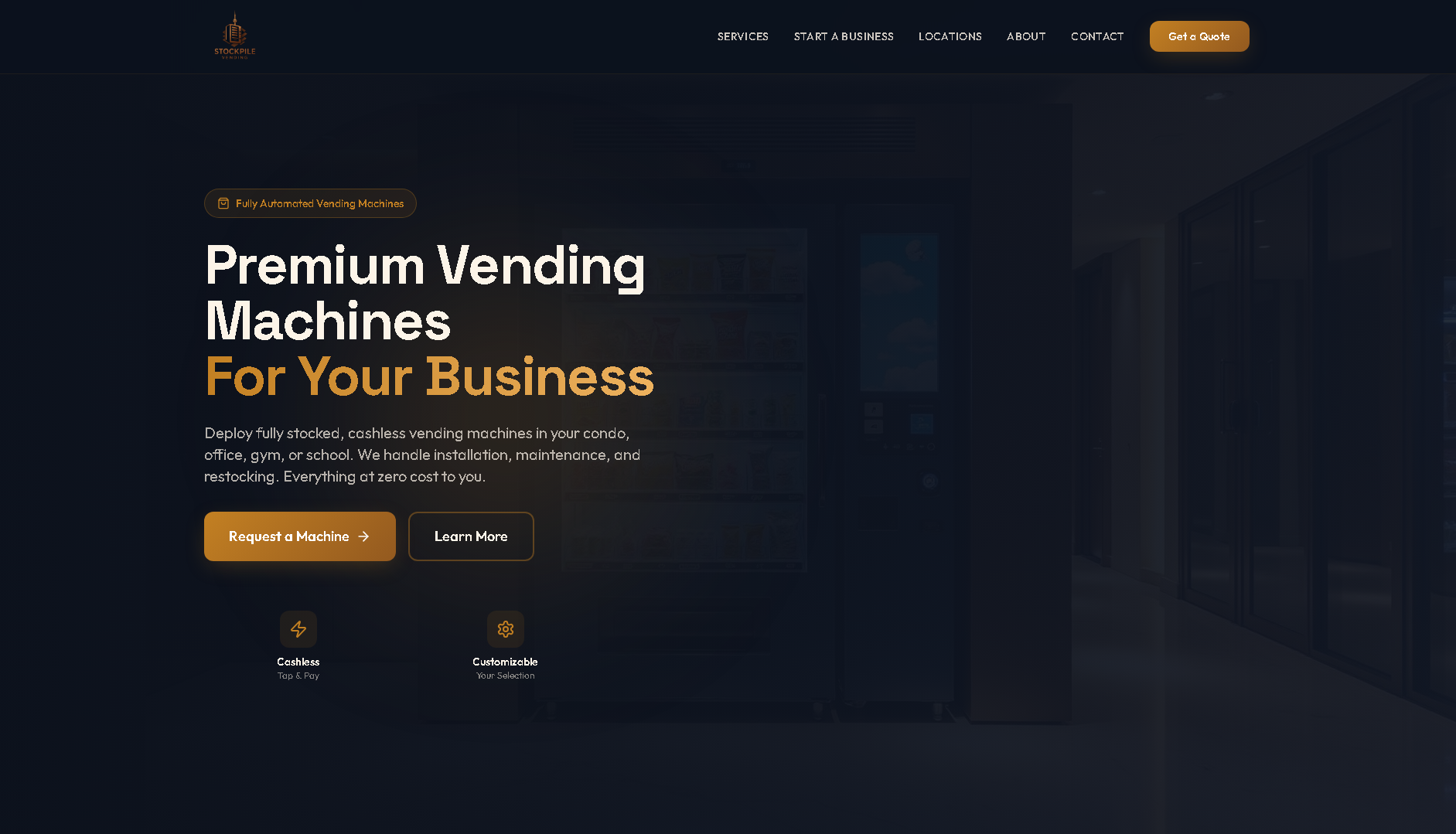 Stockpile Vending Website