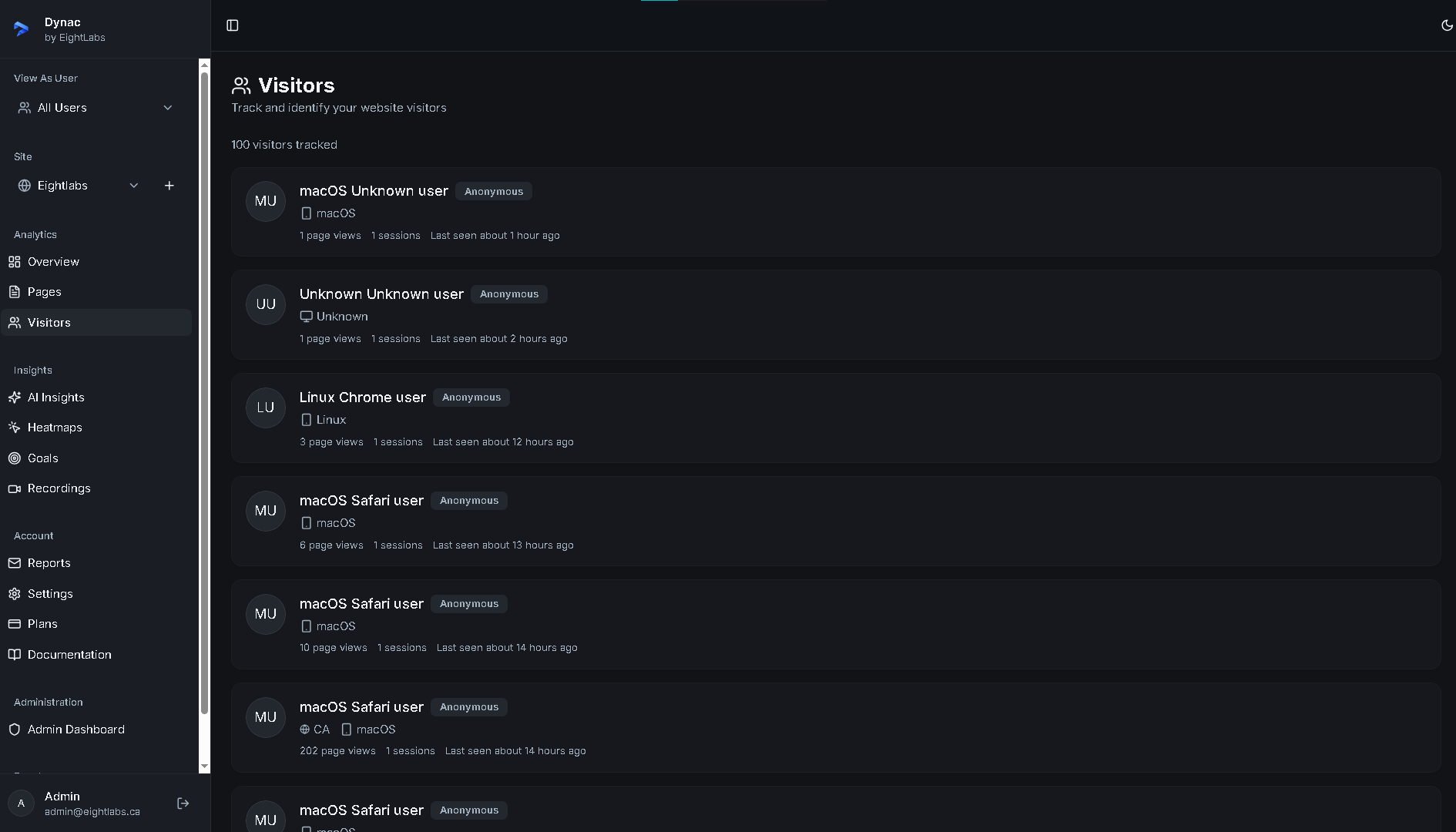 Dynac by EightLabs - Project Screenshot 3 for EightLabs