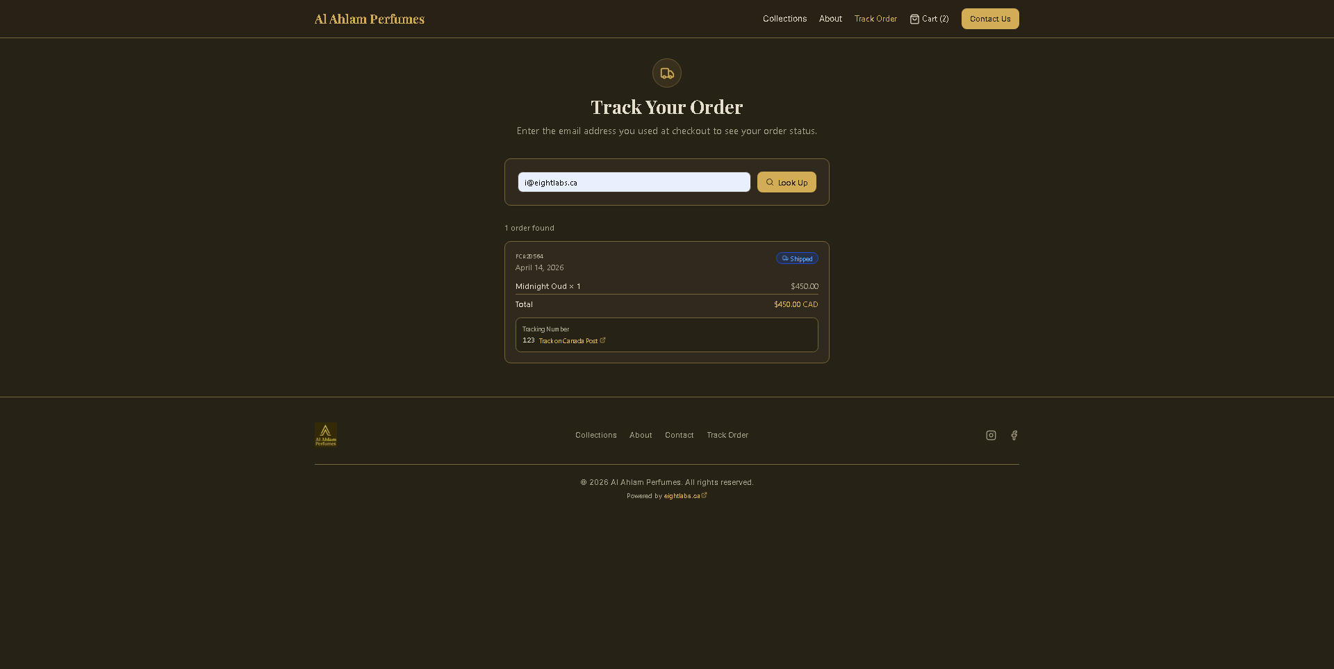 Al Ahlam Perfumes - Project Screenshot 6 for Al Ahlam Perfumes