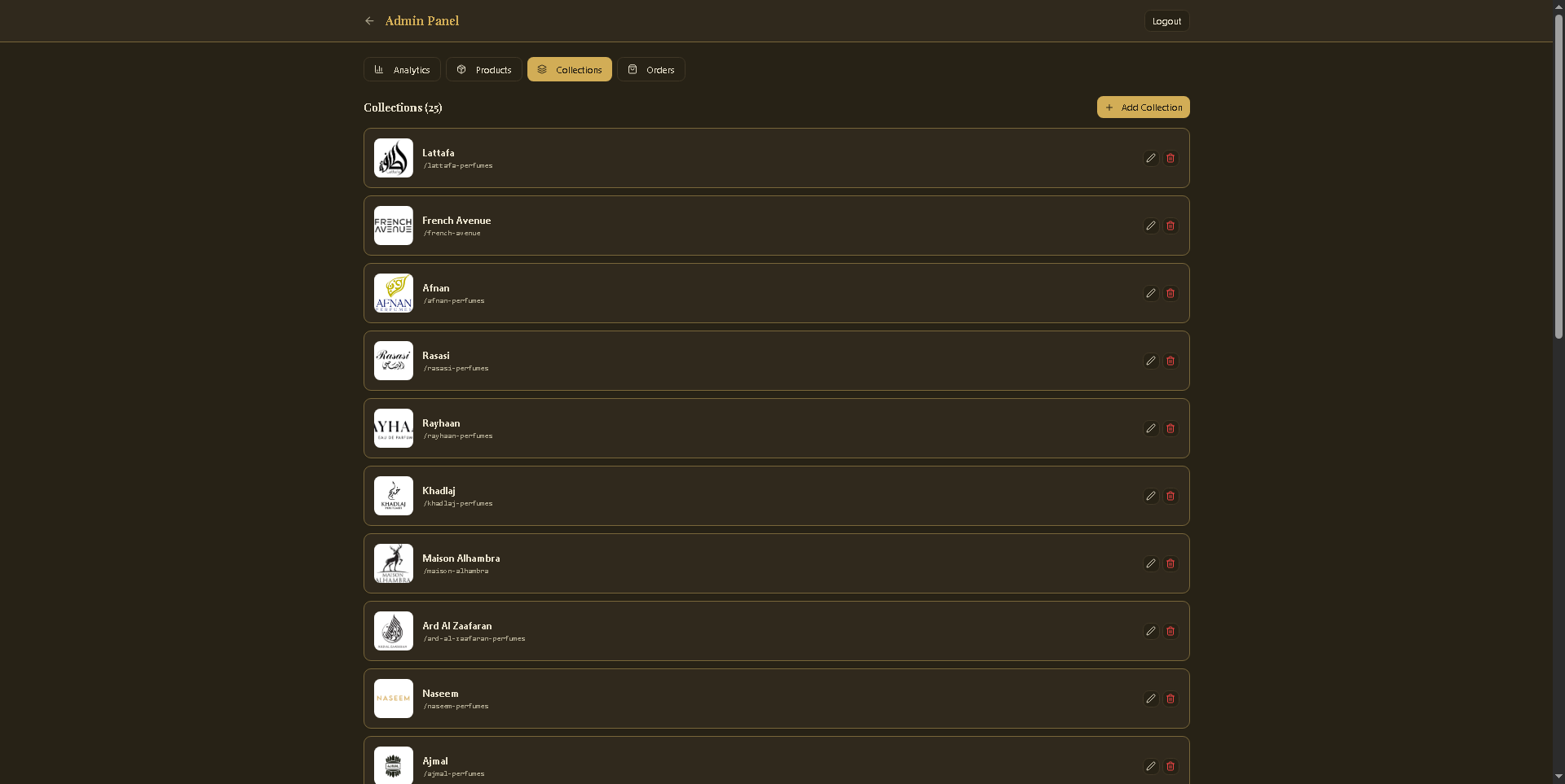 Al Ahlam Perfumes - Project Screenshot 9 for Al Ahlam Perfumes