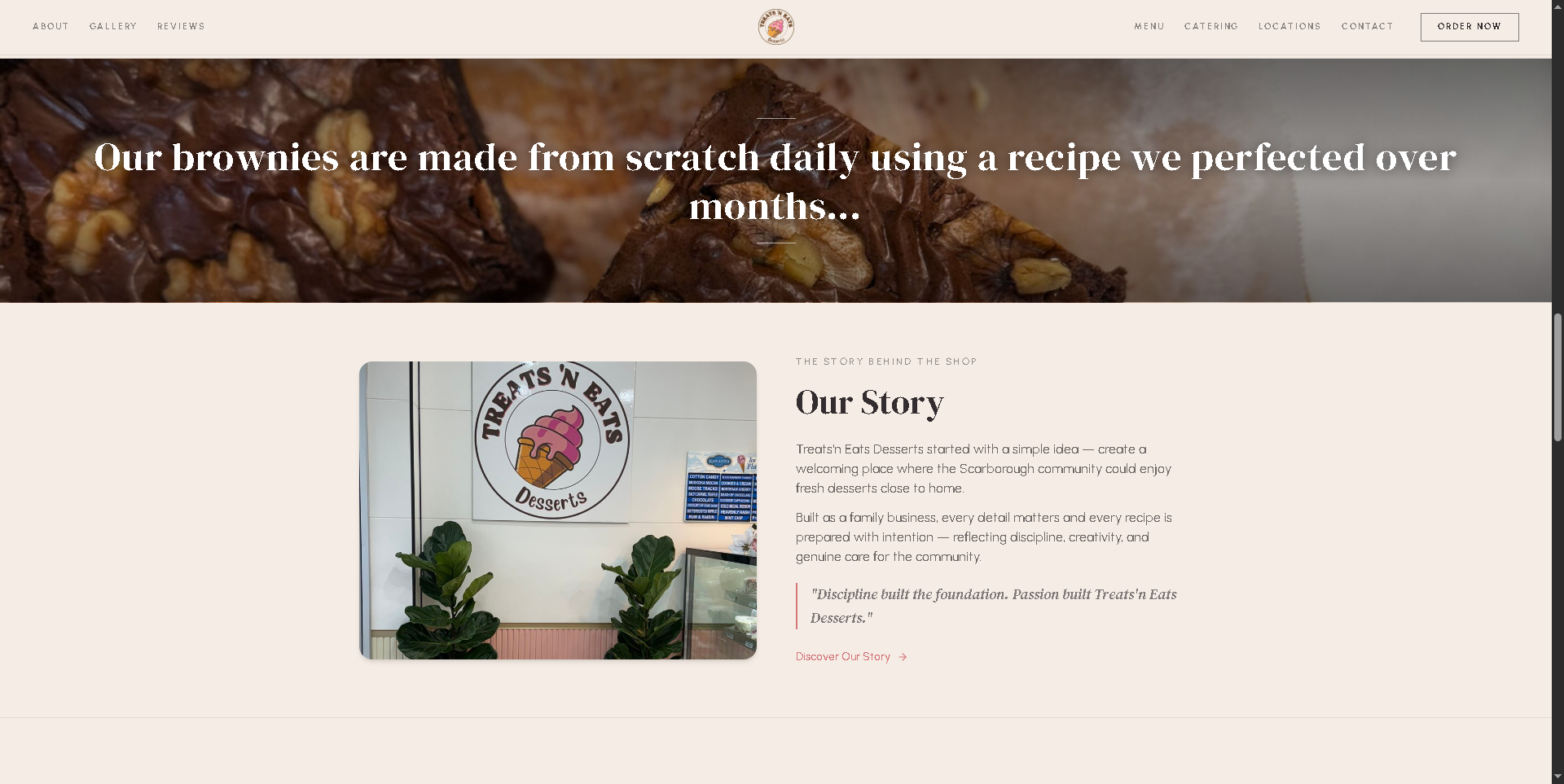 Treats N Eats Desserts - Project Screenshot 3 for Treats N Eats Desserts