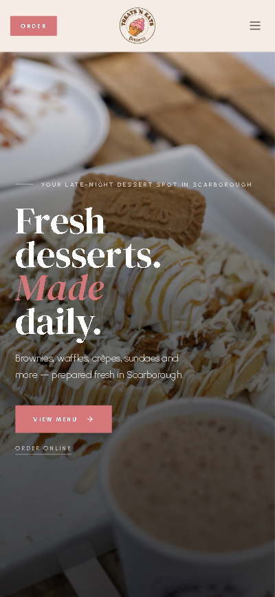 Treats N Eats Desserts - Project Screenshot 7 for Treats N Eats Desserts