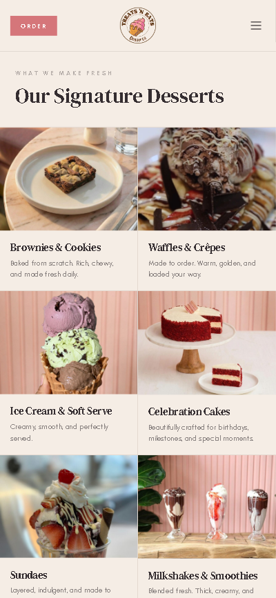 Treats N Eats Desserts - Project Screenshot 8 for Treats N Eats Desserts