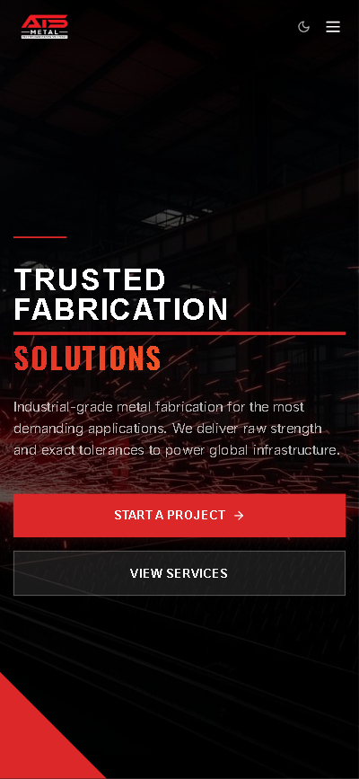 ATS Metal Fabrication Website - Project Screenshot 11 for ATS Metal Fabrication Inc.